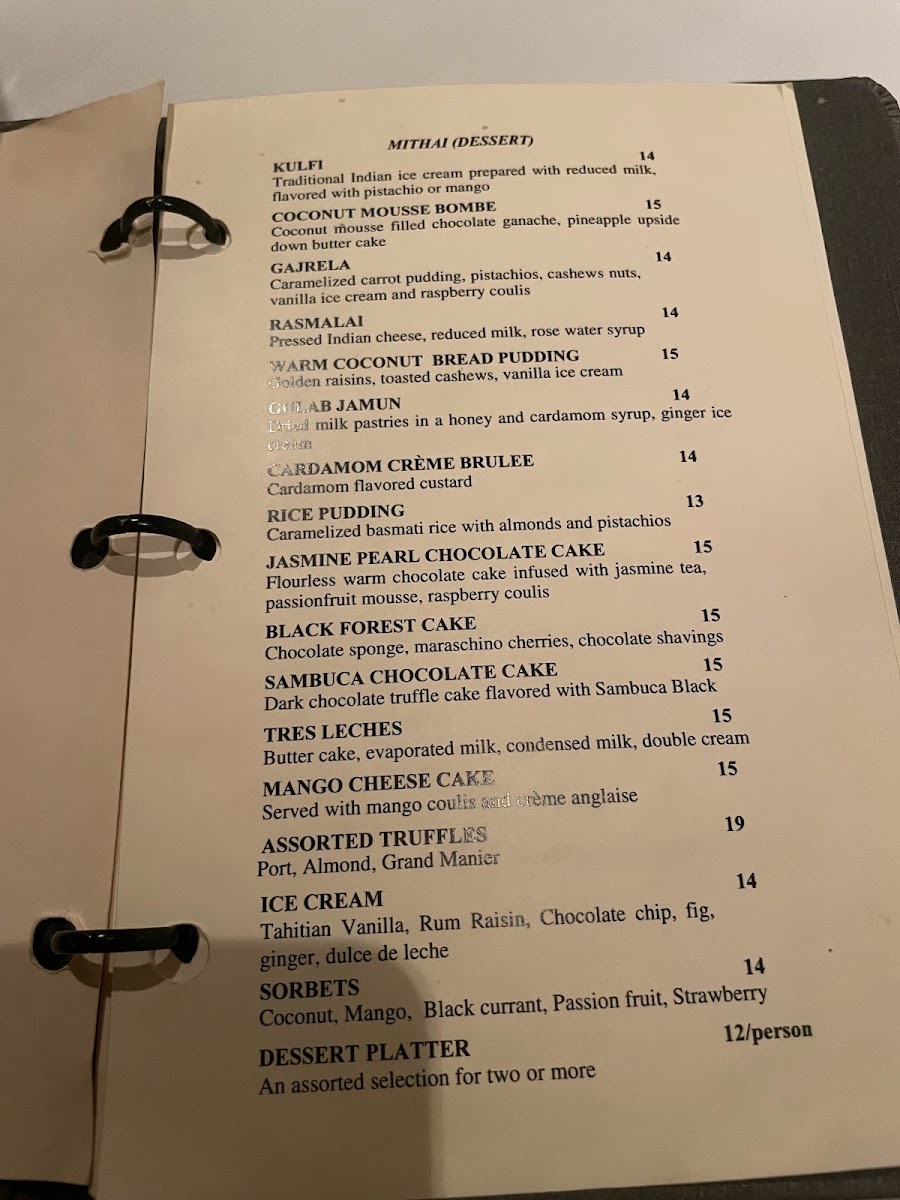 Tamarind Tribeca Menu - Image 2